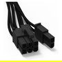 Be Quiet! CS-6610 Cable de Alimentación PCIe de 8 Pines (6+2) para Tarjeta Gráfica, 0.6m