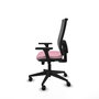PIQUERAS Y CRESPO Silla de oficina Horna Rosa con mecanismo Sincro/Traslack