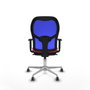 PIQUERAS Y CRESPO Silla de oficina Jorquera Rosa y Azul