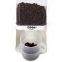 Cook Concept Dispensador 1,5 L para Cereales, Café, Frutos Secos, con Vaso Graduado y Fijación a Pared