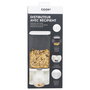 Cook Concept Dispensador 1,5 L para Cereales, Café, Frutos Secos, con Vaso Graduado y Fijación a Pared