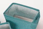 DKD Home Decor Set de 3 Cestas de Almacenamiento Algodón Poliéster 35x25x22 cm