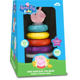 ASTLEY BAKER DAVIES Aros Apilables Peppa Pig para Bebés +12 Meses