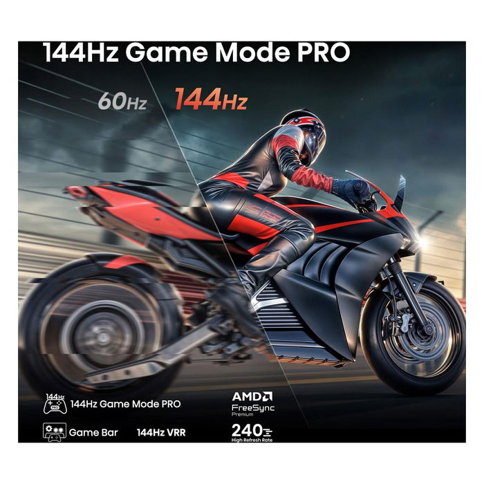 Hisense 65U7NQ Televisor 65" 164 cm 4K ULED Mini LED Smart TV, 144Hz, HDR10+ Adaptive, HDMI 2.1, Bluetooth, WLAN, Negro