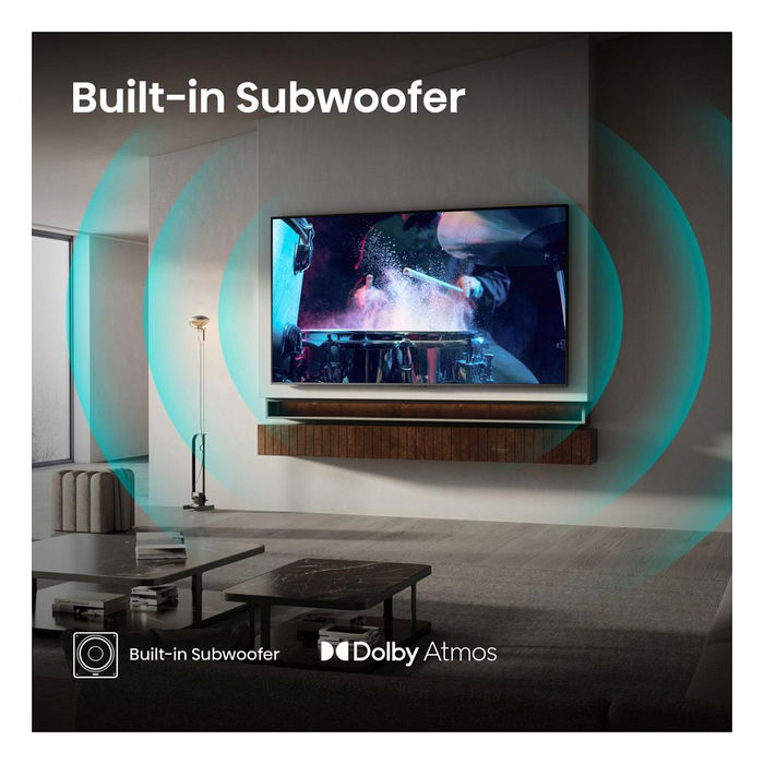 Hisense 65U7NQ Televisor 65" 164 cm 4K ULED Mini LED Smart TV, 144Hz, HDR10+ Adaptive, HDMI 2.1, Bluetooth, WLAN, Negro