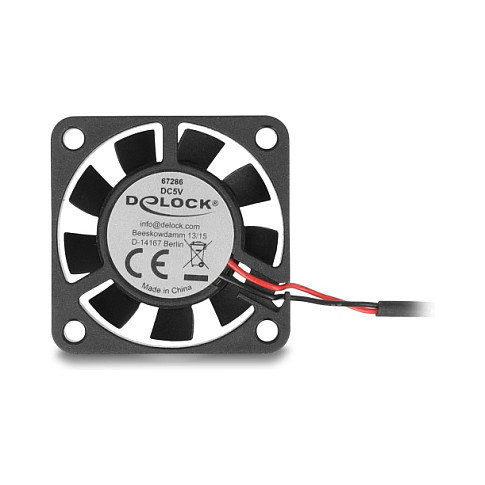 DeLOCK 67286 Ventilador Axial 5 V DC 40x40x10 mm Negro DeLOCK 67286 Ventilador Axial 5 V DC 40x40x10 mm Negro