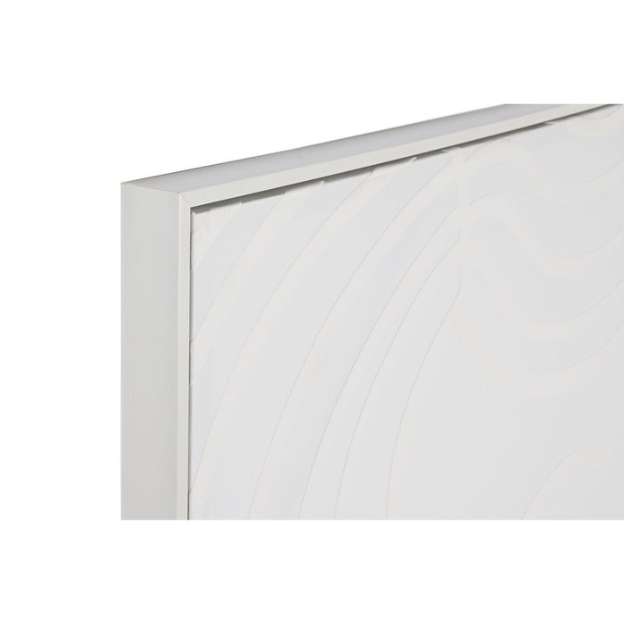 DKD Home Decor Cuadro Lienzo Foam Mujer 3D Blanco 103x4,5x143 cm