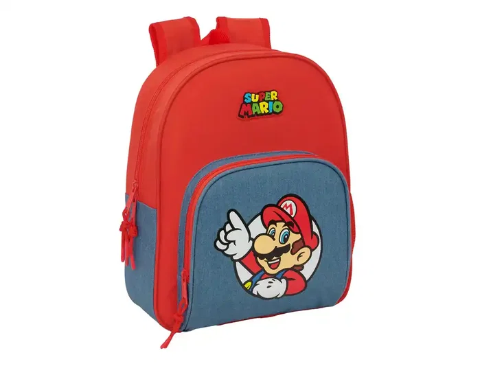 Safta Mochila Infantil Super Mario Adaptable a Carro Safta Mochila Infantil Super Mario Adaptable a Carro