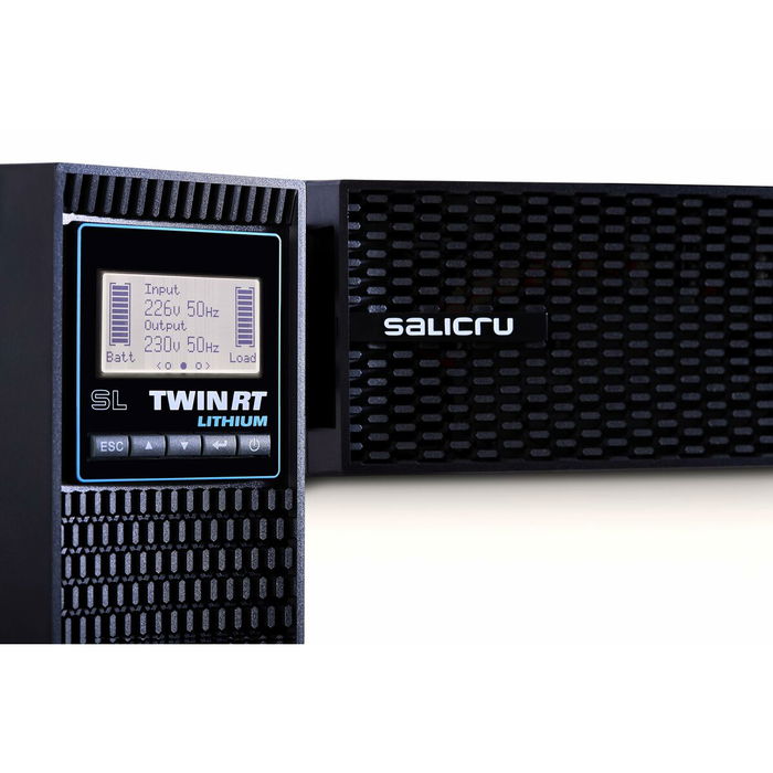 Salicru SAI SLC-1500-TWIN RT3 LION UPS Doble Conversión 1500 VA Senoidal Pura Negro