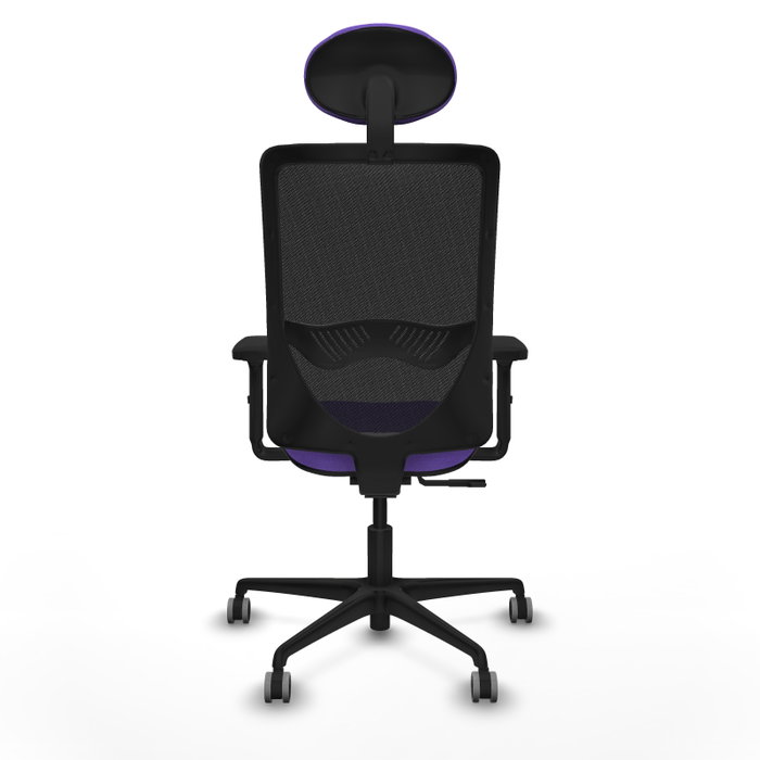 PIQUERAS Y CRESPO Silla de oficina Zulema con mecanismo Sincro, color Lila y Negro PIQUERAS Y CRESPO Silla de oficina Zulema con mecanismo Sincro, color Lila y Negro