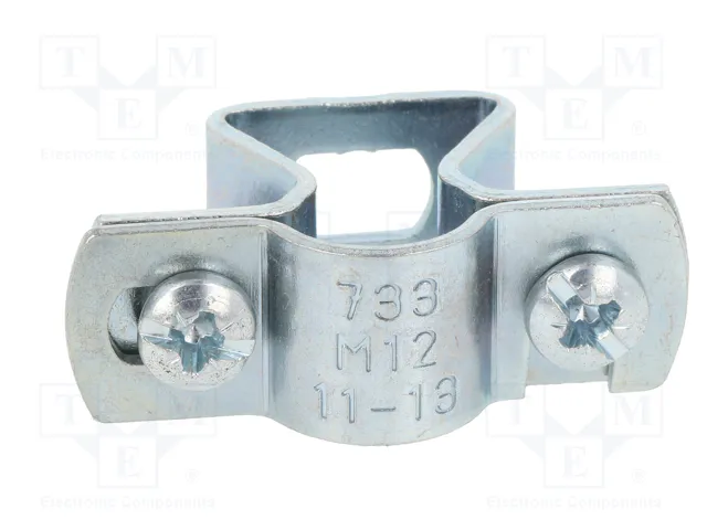 OBO Bettermann ASL 733 14 G Abrazadera con agujero alargado 12-14mm OBO Bettermann ASL 733 14 G Abrazadera con agujero alargado 12-14mm