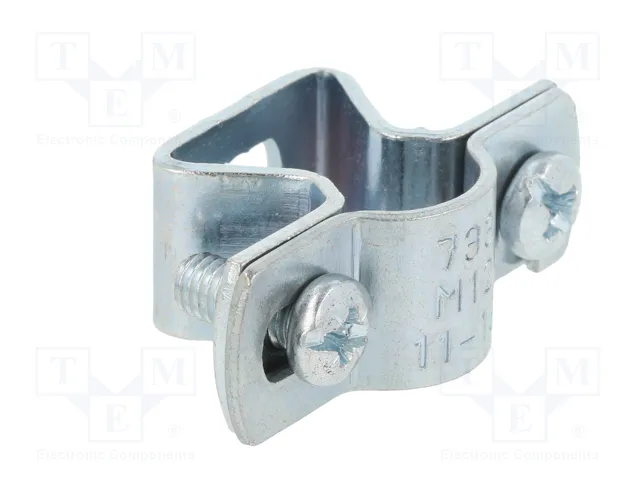 OBO Bettermann ASL 733 14 G Abrazadera con agujero alargado 12-14mm OBO Bettermann ASL 733 14 G Abrazadera con agujero alargado 12-14mm