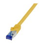 LogiLink Cable de parcheo Cat.6A S/FTP Ultraflex de 2.0m, amarillo