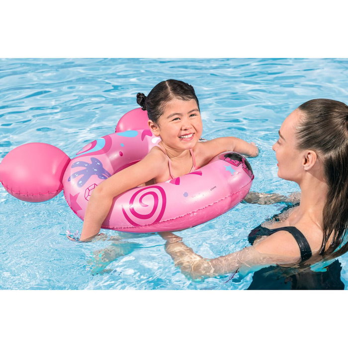 Bestway Flotador Disney Minnie Mouse Con Orejas 74x76 cm +3 a 6 Años Piscina y Playa 09111 Bestway Flotador Disney Minnie Mouse Con Orejas 74x76 cm +3 a 6 Años Piscina y Playa 09111