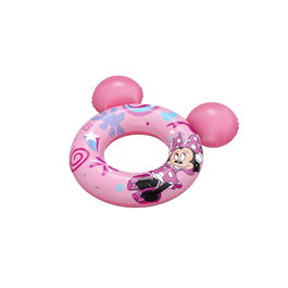 Bestway Flotador Disney Minnie Mouse Con Orejas 74x76 cm +3 a 6 Años Piscina y Playa 09111