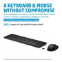 HP 655 Teclado y Ratón Inalámbricos Combo - Alta Productividad, Personalizable, Materiales Reciclados, Fácil Limpieza, Germany
