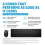 HP 655 Teclado y Ratón Inalámbricos Combo - Alta Productividad, Personalizable, Materiales Reciclados, Fácil Limpieza, Germany