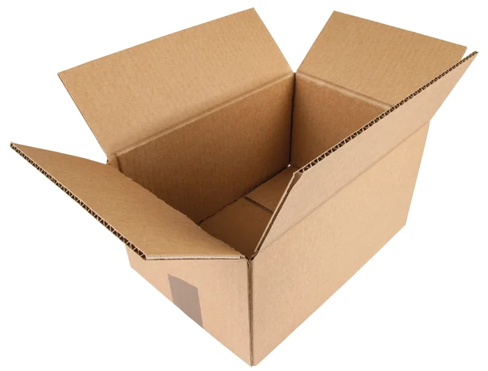 Q-connect Caja de Cartón para Embalar Canal Simple 5 mm Kraft 600x400x290 mm