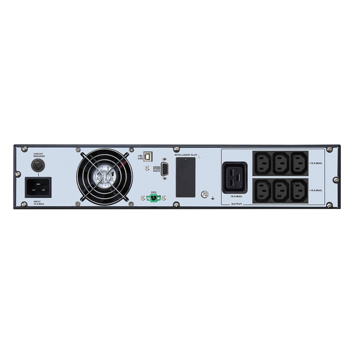 APC Easy UPS On-Line 3000VA 2700W 2U Rack Negro/Plata