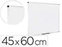 Bi-Office Pizarra Blanca Magnética Lacada Marco de Aluminio 450x600 mm