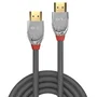 Lindy Cable HDMI Cromo Line 2m 4K 18Gbps Gris, Plata