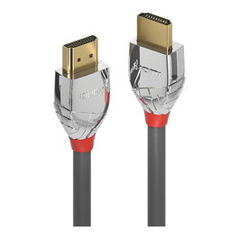 Lindy Cromo Line Cable HDMI High Speed 2m Triple Blindado Chapado Oro 24K Soporte 4K UHD 60Hz 18Gbps