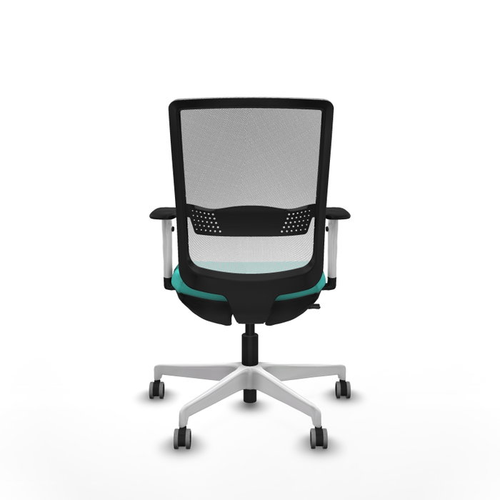 PIQUERAS Y CRESPO Silla de oficina Haches Turquesa y Blanco PIQUERAS Y CRESPO Silla de oficina Haches Turquesa y Blanco