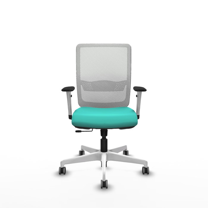 PIQUERAS Y CRESPO Silla de oficina Haches Turquesa y Blanco PIQUERAS Y CRESPO Silla de oficina Haches Turquesa y Blanco