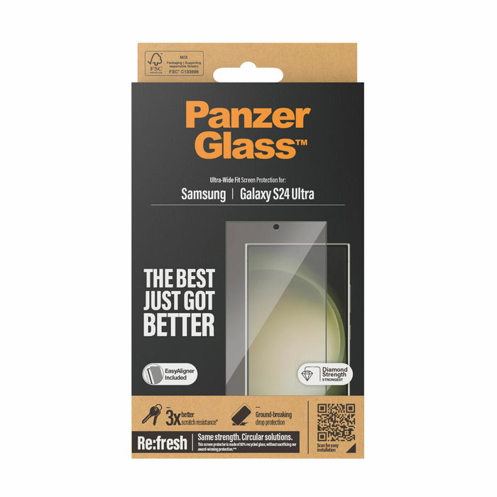 PanzerGlass Protector de pantalla para Samsung Galaxy S24 Ultra UWF (wA)身といえます。