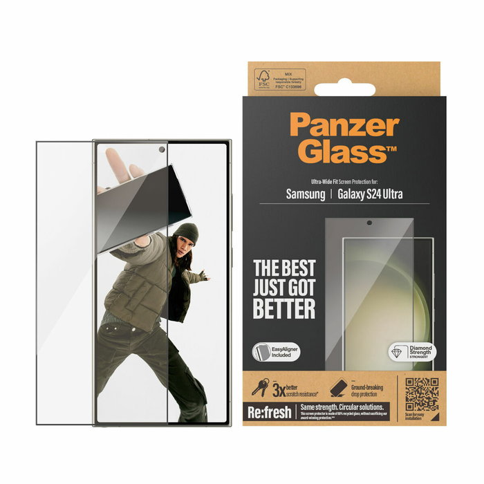 PanzerGlass Protector de pantalla para Samsung Galaxy S24 Ultra UWF (wA)身といえます。