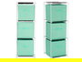 Kipit Estantería 3 Cajones TNT Menta 32x7.5x32cm (Set de 6)