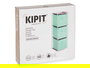 Kipit Estantería 3 Cajones TNT Menta 32x7.5x32cm (Set de 6)
