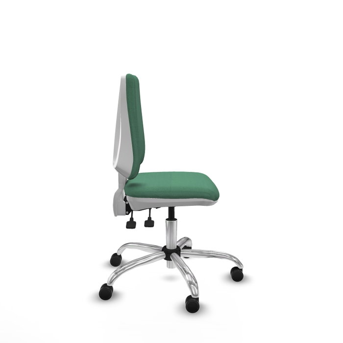 PIQUERAS Y CRESPO Silla de oficina Elche con mecanismo Asincro, Verde esmeralda