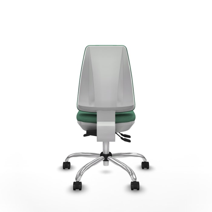 PIQUERAS Y CRESPO Silla de oficina Elche con mecanismo Asincro, Verde esmeralda