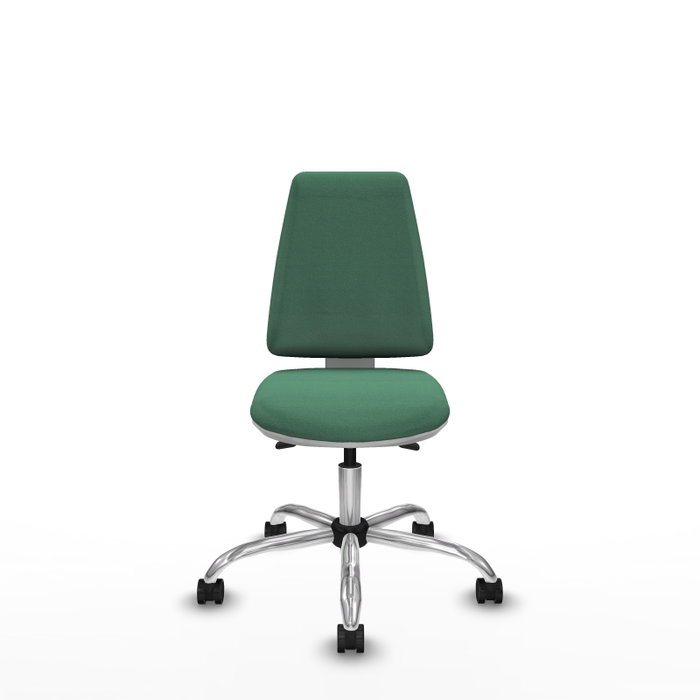 PIQUERAS Y CRESPO Silla de oficina Elche con mecanismo Asincro, Verde esmeralda