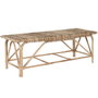 DKD Home Decor Descalzadora de Mimbre Natural 130x46x47 cm