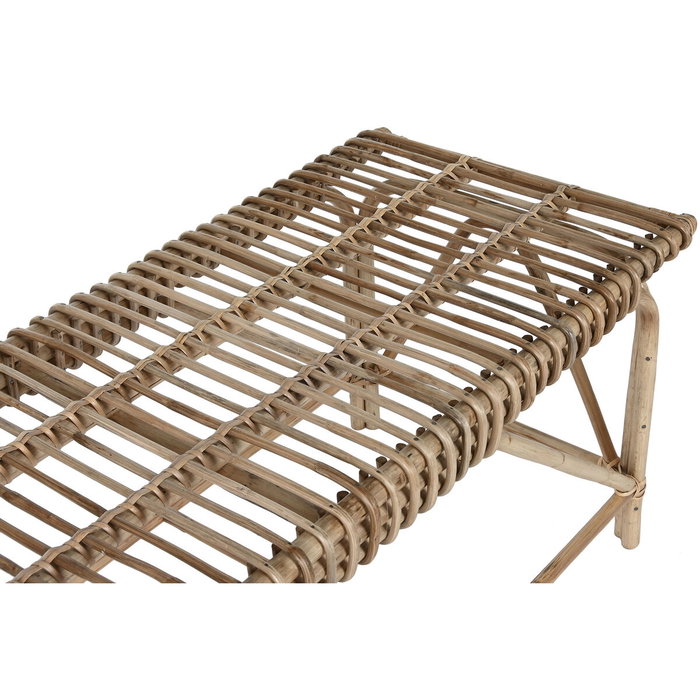 DKD Home Decor Descalzadora de Mimbre Natural 130x46x47 cm