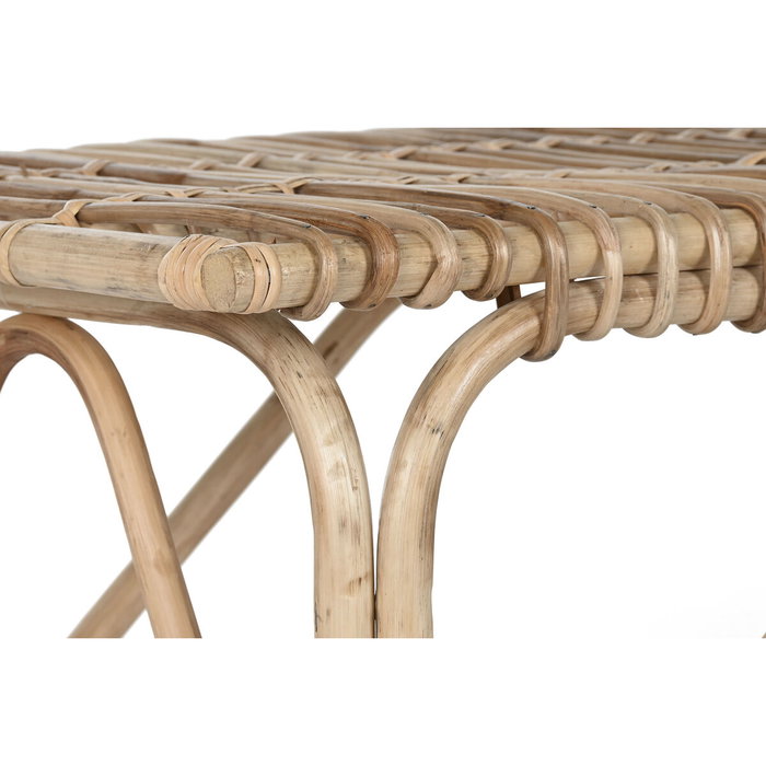 DKD Home Decor Descalzadora de Mimbre Natural 130x46x47 cm
