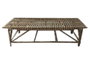 DKD Home Decor Descalzadora Balines Natural Mimbre 46 x 47 x 130 cm