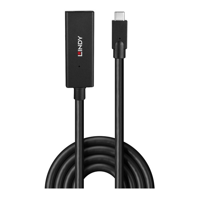 Lindy 43364 Cable de Extensión Activa USB 3.2 Gen 2 USB-C de 5m Negro Lindy 43364 Cable de Extensión Activa USB 3.2 Gen 2 USB-C de 5m Negro
