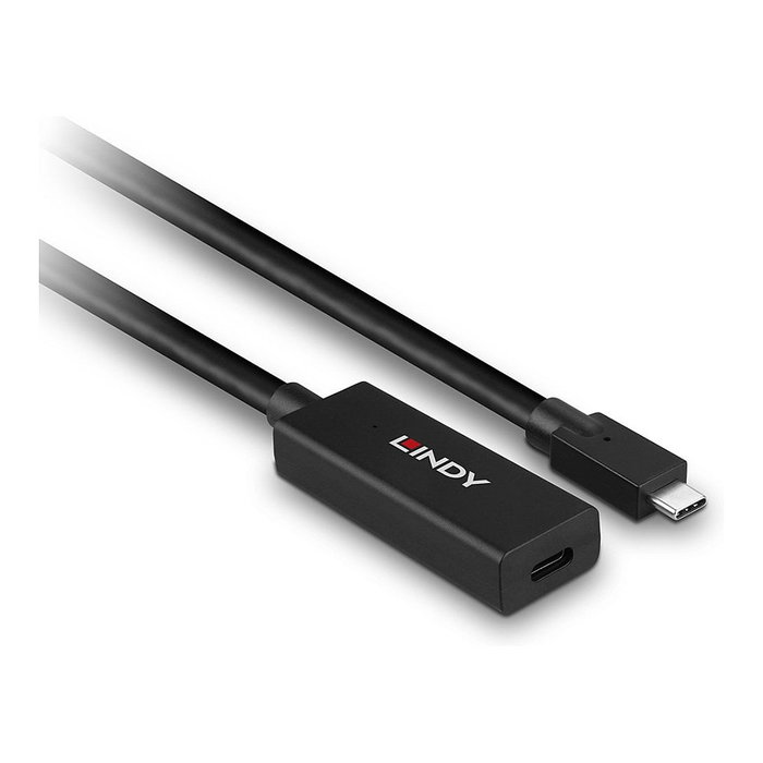 Lindy 43364 Cable de Extensión Activa USB 3.2 Gen 2 USB-C de 5m Negro Lindy 43364 Cable de Extensión Activa USB 3.2 Gen 2 USB-C de 5m Negro