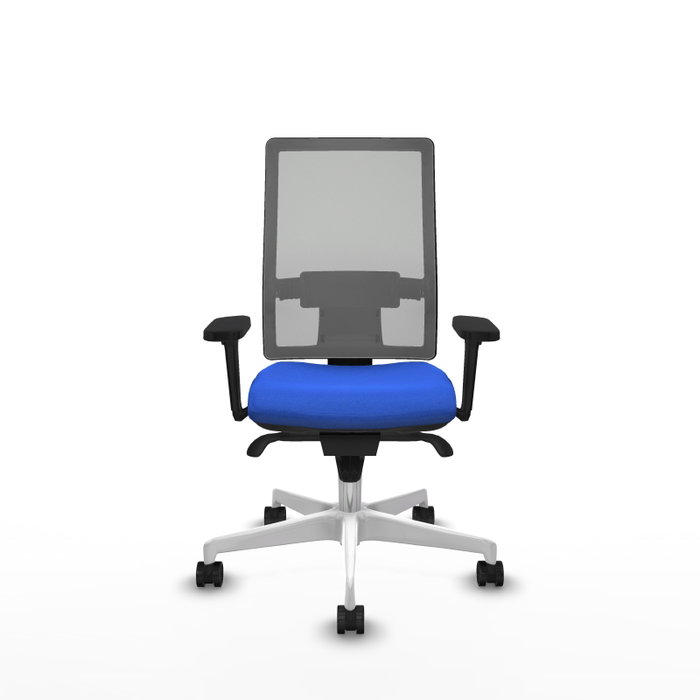 PIQUERAS Y CRESPO Silla de oficina Horna con mecanismo Sincro, Azul y Gris PIQUERAS Y CRESPO Silla de oficina Horna con mecanismo Sincro, Azul y Gris