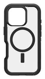 OtterBox Defender Series XT Clear MagSafe para iPhone 16 Pro, Dark Side