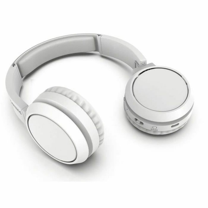 Philips TAH4205/WT Auriculares Inalámbricos de Diadema con Refuerzo de Graves, Blanco