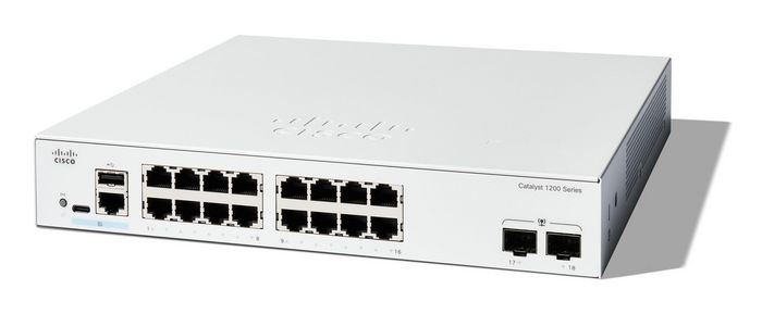 Cisco C1200-16T-2G Switch Gestionado L2/L3 16-Puerto Gigabit Ethernet Blanco