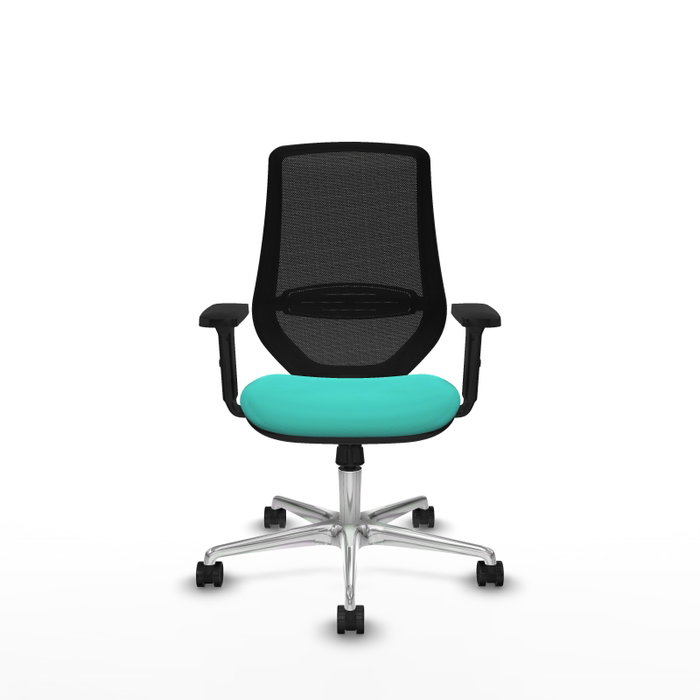 PIQUERAS Y CRESPO Silla de oficina Mardos con mecanismo Sincro, Turquesa y Negro PIQUERAS Y CRESPO Silla de oficina Mardos con mecanismo Sincro, Turquesa y Negro