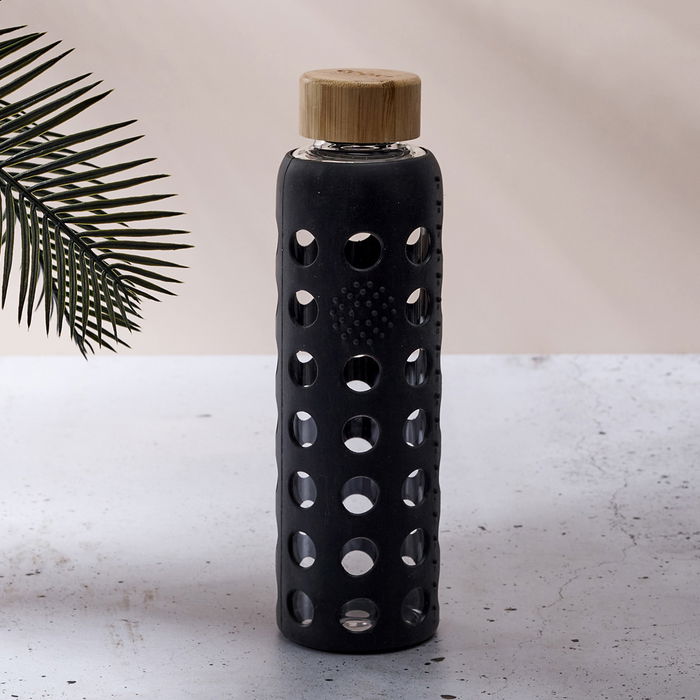 Cook Concept Botella de Vidrio con Silicona 580 Ml