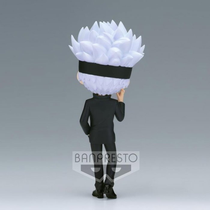 Banpresto Figura Q Posket Jujutsu Kaisen Satoru Gojo Ver. A, Figura de PVC de 14 cm con Base para Exposición