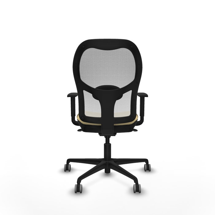 PIQUERAS Y CRESPO Silla de oficina Jorquera con mecanismo sincro, crema y blanco PIQUERAS Y CRESPO Silla de oficina Jorquera con mecanismo sincro, crema y blanco