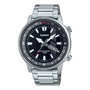 Casio MTD-130D-1A4VDF con esfera negra y correa gris